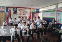 Colegios de Boaco rinden homenaje al insigne poeta, Rubén Darío Foto: Colegios de Boaco rinden homenaje a Rubén Darío / TN8