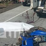 A días de su boda, muere en trágico accidente en pista El Boquete-Santa Ana Foto: Trágico accidente en la Carretera El Boquete- Santa Ana, Managua / TN8