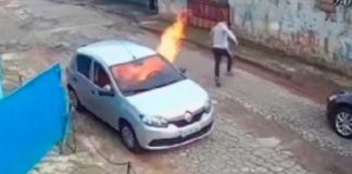 Quemó vivo a un hombre en Brasil tras pedirle un aumento de salario (VIDEO)