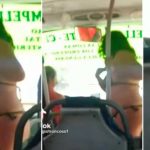 Mujer se sube a bus en ropa interior al no soportar ola de calor en Chile