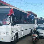 5 unidades de buses nuevas estrenarán en Carazo Foto: Nuevas unidades de buses para Carazo / TN8
