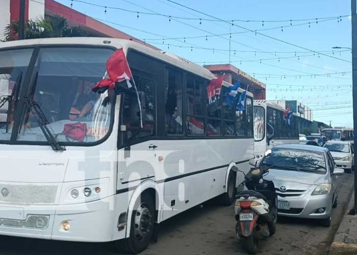 bus-cara-1 Foto: Nuevas unidades de buses para Carazo / TN8
