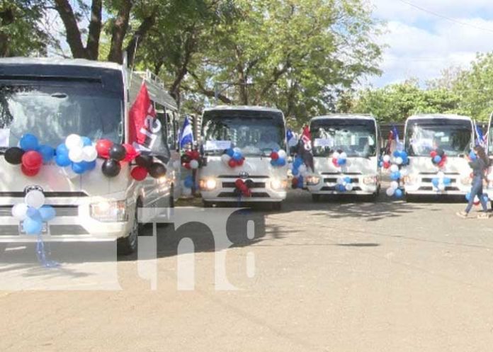 Foto: Microbuses para escuelas de educación especial en Nicaragua / TN8