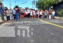 Barrio Santa Rosa, Managua, con el 100% de sus calles asfaltadas Foto: Nuevas calles en el barrio Santa Rosa, Managua / TN8