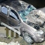 Conductor y acompañantes vivos tras accidente vial en Jalapa Conductor y acompañantes vivos tras accidente vial en Jalapa
