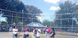 Inauguran primera etapa de estadio de béisbol en la Isla de Ometepe