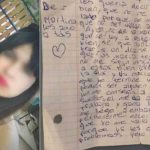 Niña de 12 deja carta «Conseguí al hombre de mis sueños y gana buena plata” Niña de 12 se sale de su casa y deja una carta dolorosa