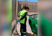 En plena emergencia, policías arrestan al conductor de una ambulancia en Chile En plena emergencia, policías arrestan al conductor de una ambulancia en Chile