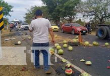 Triple colisión en Chinandega deja dos lesionados y daños materiales Foto: Accidente de tránsito en carretera entre Corinto y Chinandega / TN8