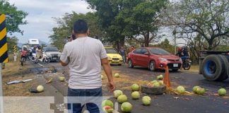 Foto: Accidente de tránsito en carretera entre Corinto y Chinandega / TN8