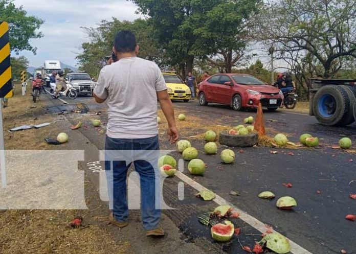 chin-cam-3 Foto: Accidente de tránsito en carretera entre Corinto y Chinandega / TN8