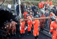 57 personas quedaron atrapadas tras el derrumbe de una mina en China