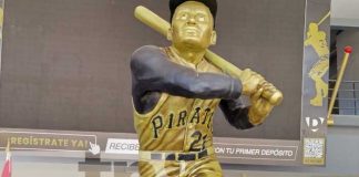 Foto: Legado de Roberto Clemente es reconocido en Nicaragua / TN8