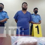 Incautan 1 kilo de cocaína en una vivienda del Reparto Villa Sol, Managua Foto: Incautación de 1 kilo de cocaína en Managua / TN8