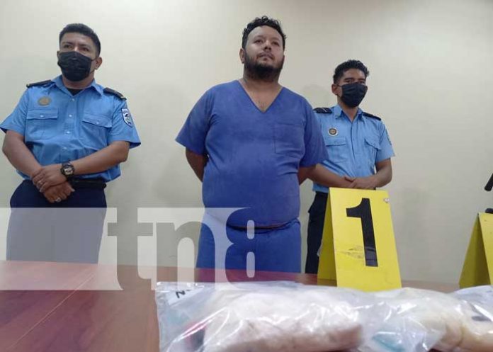 Foto: Incautación de 1 kilo de cocaína en Managua / TN8