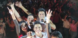 Foto: Banda Costa Azul desde un concierto en Nicaragua