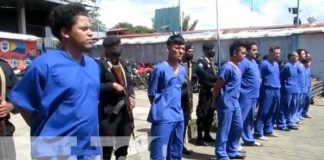 Foto: Captura de supuestos delincuentes en Carazo y Matagalpa / TN8