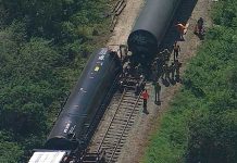 ¡Otro más! Tren que transportaba vagones con propano se descarriló en Florida ¡Otro más! Tren que transportaba vagones con propano se descarriló en Florida