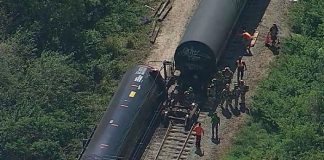 ¡Otro más! Tren que transportaba vagones con propano se descarriló en Florida