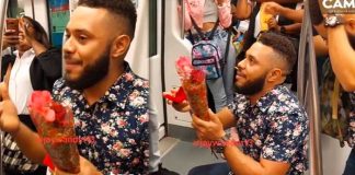 Le pide matrimonio a su amiga en el Metro y lo batean