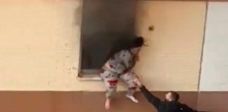 Escaló un edificio en España y salvó a familia de ser devorada por un incendio