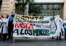Convocan a paros parciales en los centros de salud en España Convocan a paros parciales en los centros de salud en España