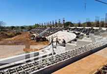 Rápida construcción: Estadio de Béisbol en León avanza con un 11% Foto: Construcción de estadio de béisbol en León / TN8