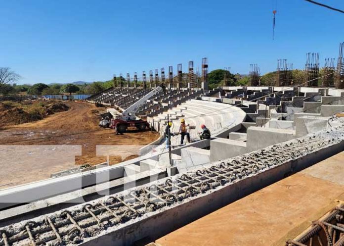estad-leon-2 Foto: Construcción de estadio de béisbol en León / TN8