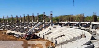 Foto: Construcción de estadio de béisbol en León / TN8