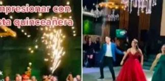 Como si tuviera 15, señora celebra sus 50 años con chambelanes