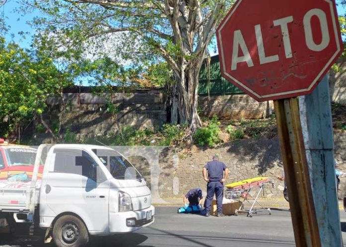 Foto: Fuerte choque en el sector de Bolonia, Managua / TN8