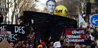 Franceses vuelven a las calles contra reforma de pensiones de Macron