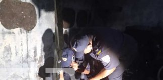 Foto: Incendio en una vivienda de Managua / TN8
