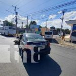 ¡Se tira Alto! Triple colisión en Bello Horizonte, Managua Foto: Accidente en Bello Horizonte, Managua / TN8
