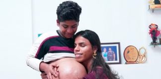 ¿Bendición de Dios? Pareja trans celebra el nacimiento de su hijo en India