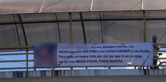 Foto: Manta en el puente de Ciudad Sandino / Cortesía