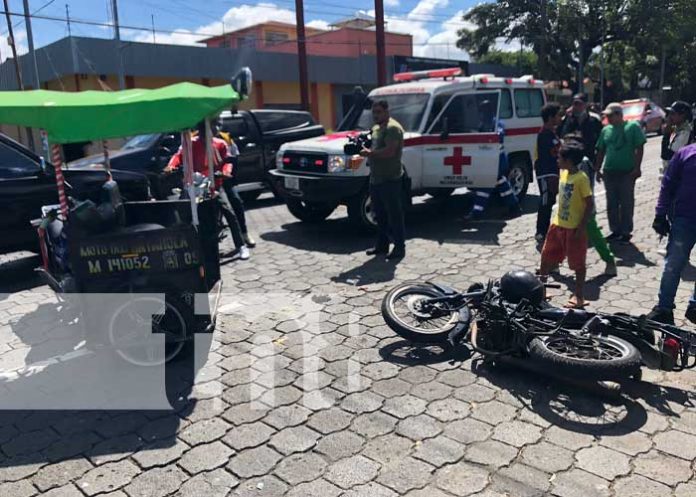 Foto: Caponera de Linda Vista causa accidente y deja tres lesionados en Managua / TN8