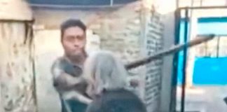 ¡Imágenes sensibles! Joven le pegó un "garrotazo" a su abuelita en México