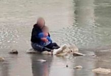 A punto de ahogarse en el Río Bravo rescatan a una madre junto a su hijo