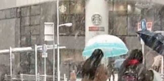 ¡Todos a abrigarse! Alerta en 23 distritos de Tokio por fuertes nevadas