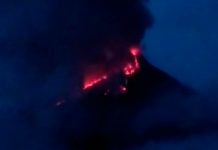 Volcán Monte Karangetang entra en erupción formando 6 ríos de lava ¡Evacúan!