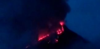 Volcán Monte Karangetang entra en erupción formando 6 ríos de lava ¡Evacúan!