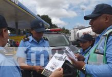 Ejecutan plan de educación vial en la Carretera Panamericana Sur, Nandaime Foto: Plan de educación vial en Carretera Panamericana Sur / TN8