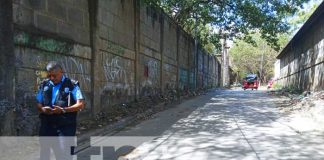 Foto: Lugar donde ocurrió un hecho sangriento en el barrio Arnoldo Alemán, Managua / TN8