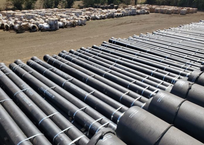 Nuevo lote de tuberías se utilizará para mejorar el agua potable en León