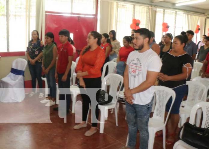 Foto: Lanzamiento de las escuelas de oficio en Siuna / TN8