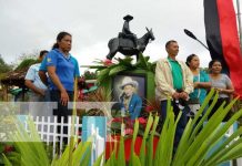 Rinden homenaje al General Sandino en la Isla de Ometepe Foto: Homenaje a Sandino en la Isla de Ometepe / TN8