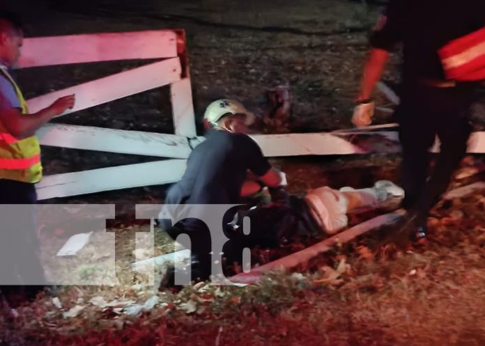 La muerte sorprende a motociclista en carretera de Granada a Masaya