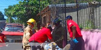 Cuerpo de Bomberos de Managua acuden al lugar