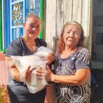 Foto: Entrega de paquetes alimenticios en Managua / TN8